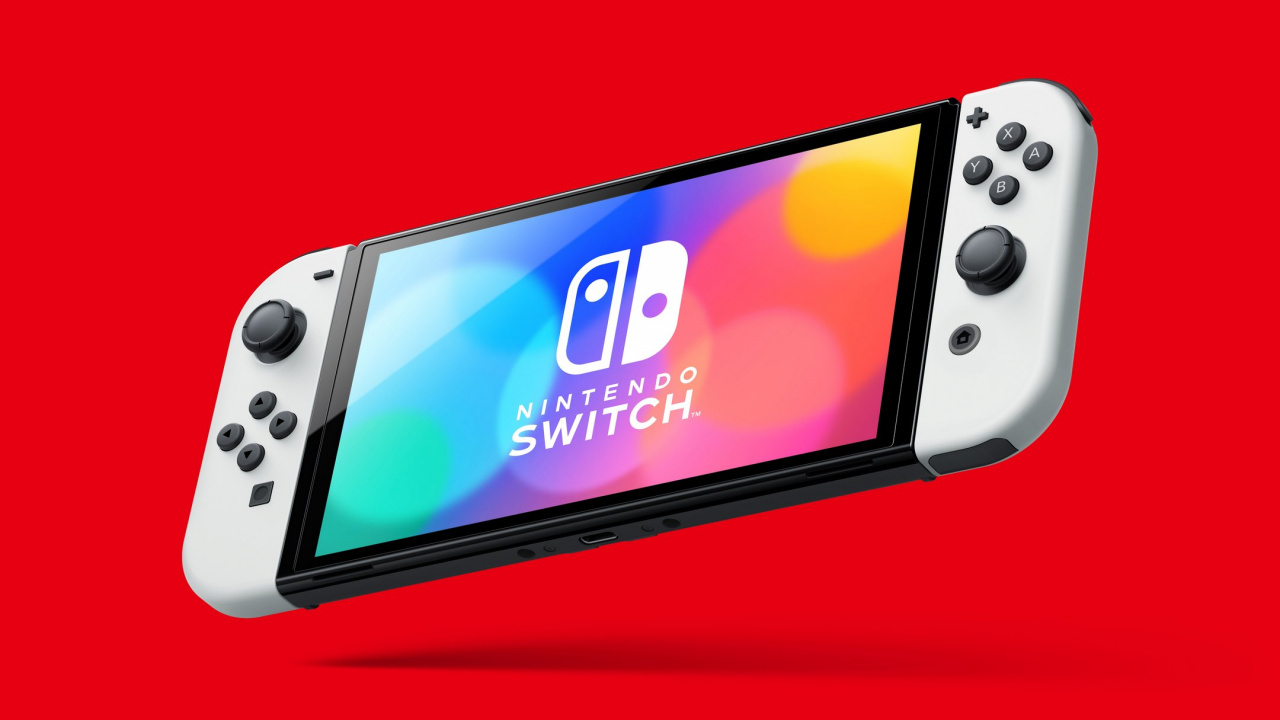 Promotional image showcasing the Switch OLED. © Nintendo